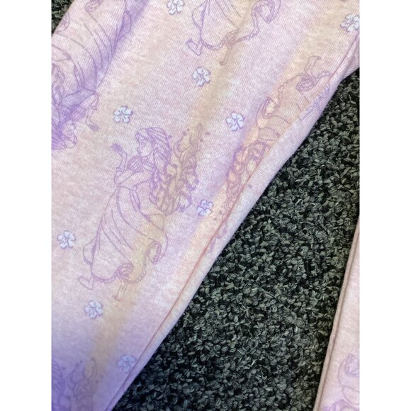 Disney Princess Kids Leggings Pink & Lavender Size 6 - Picture 2 of 2